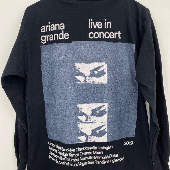 Ariana Grande Sweetener 2019 World Tour Live In Concert Long Sleeve Black XS - Picture 5 of 8